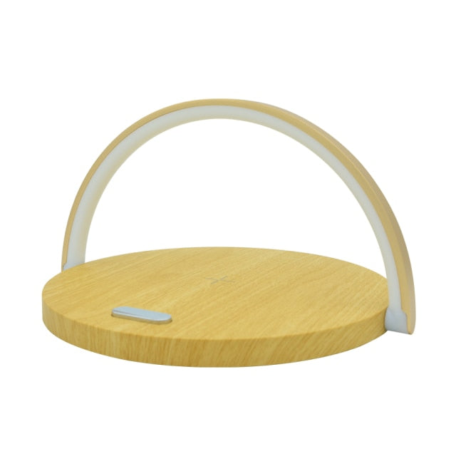 Dimmbare LED-Tischlampe mit kabellosem Ladegerät