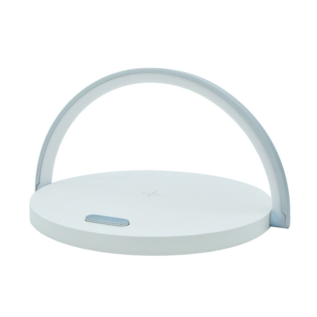 Dimmbare LED-Tischlampe mit kabellosem Ladegerät
