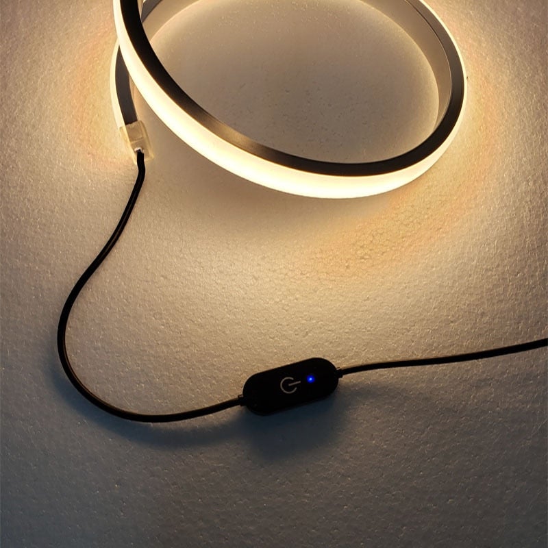 LED Spiral Nachttischlampe mit Augenschutz