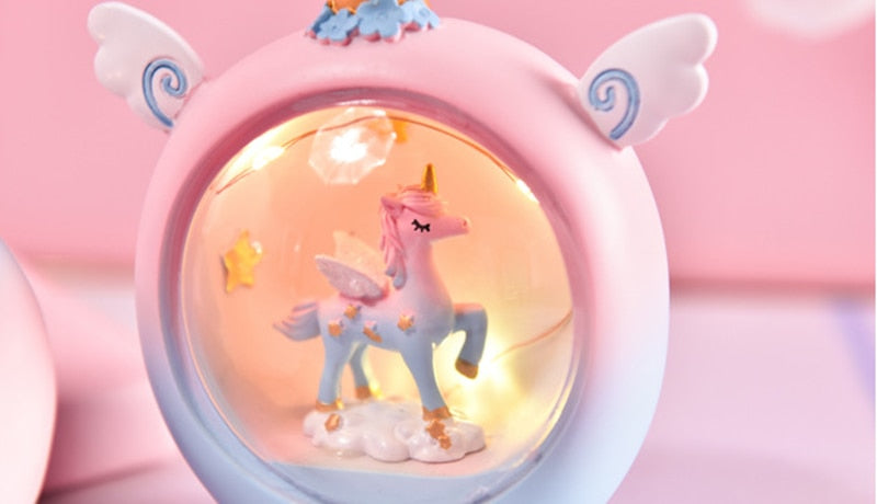 LED-Nachtlicht des Cartoon-Einhorns für Kinder