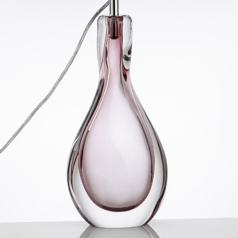 Luxus Tischlampe aus Buntglas