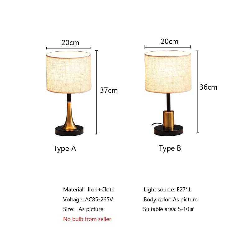 nordisch Simple Nachttischlampe