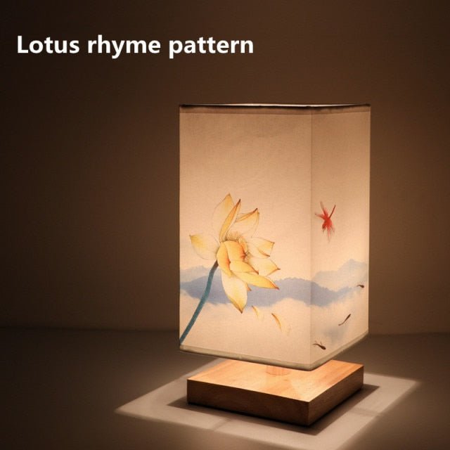 Quadratische LED-Tischlampe