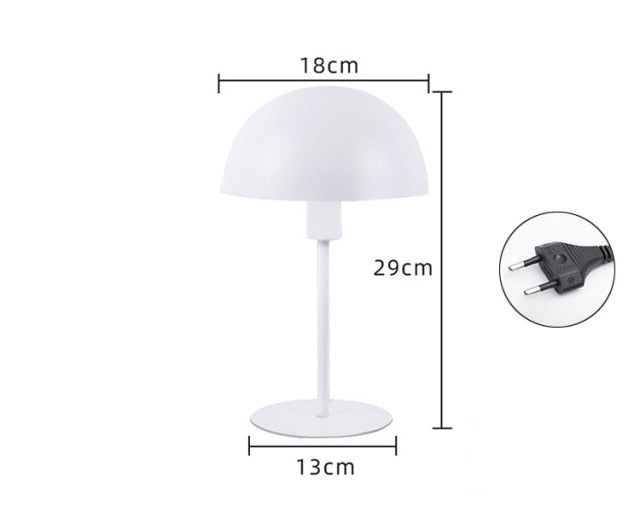 Moderne Tischlampe im Pilz-Stil