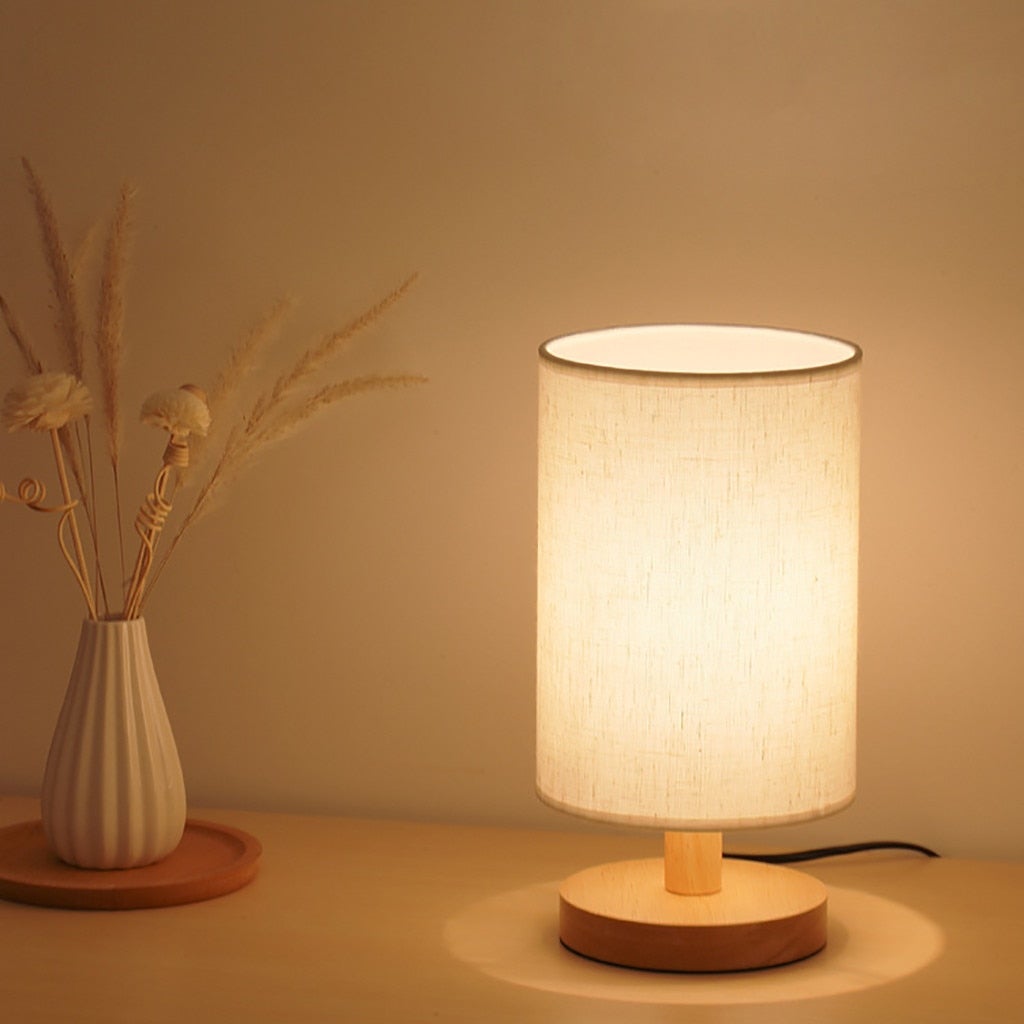 USB-betriebene Holz tischlampe