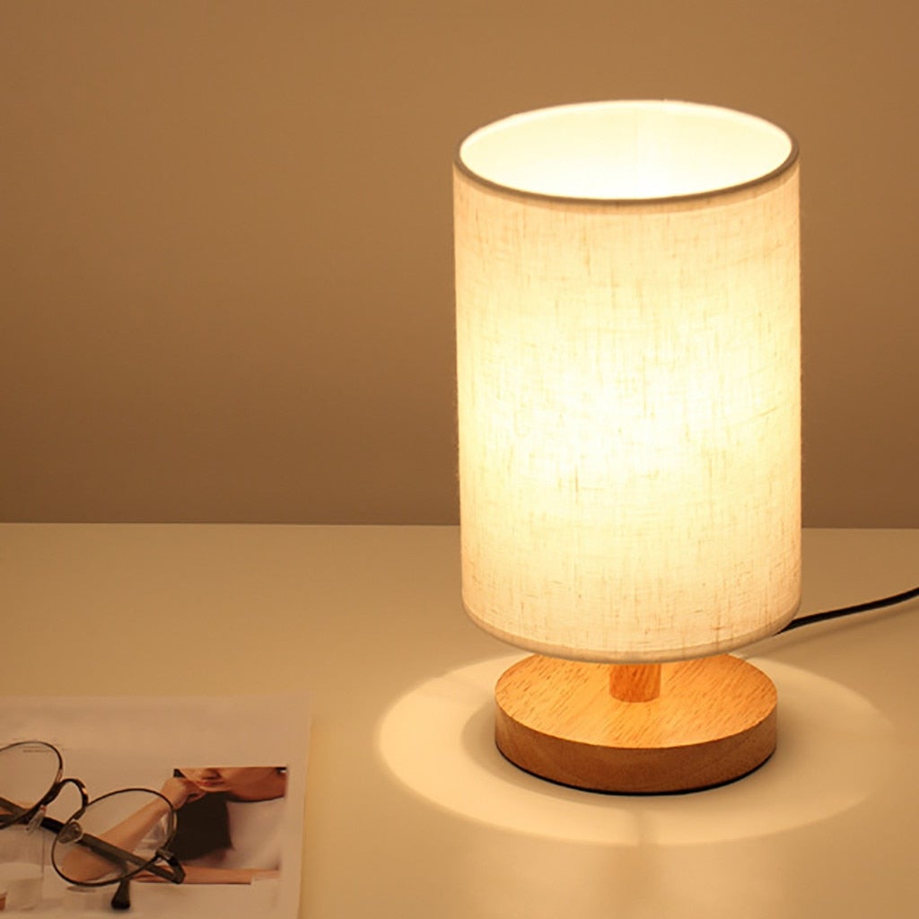 USB-betriebene Holz tischlampe