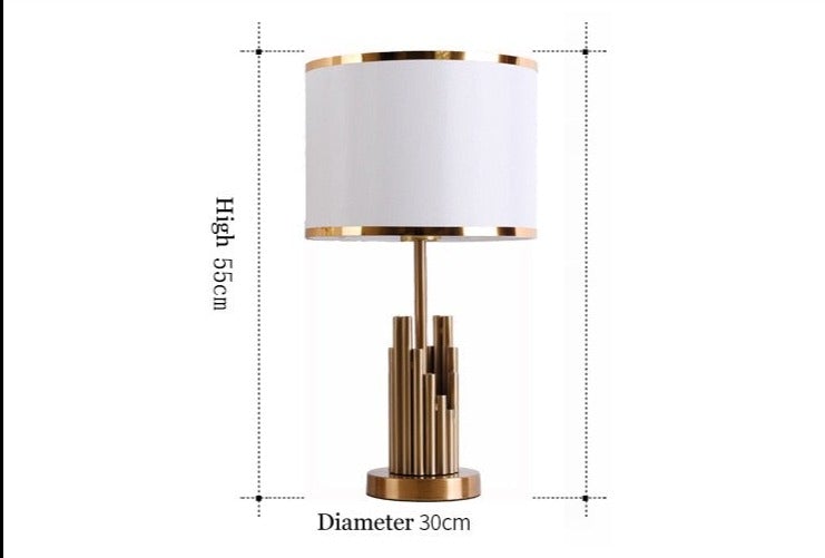 Warmes Licht Luxus Nachttischlampe