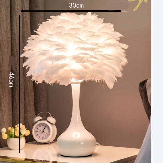 Schreibtischlampe aus Harz in Blumenform für Schlafzimmer