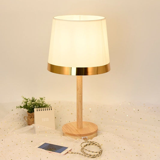 Holz tischlampe für Schlafzimmer