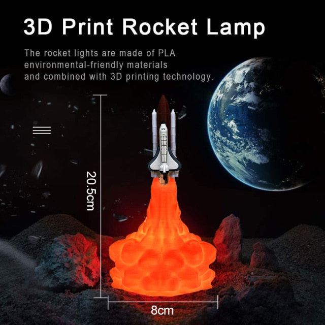 3D Feuerspeiende Drachenlampe Kinder