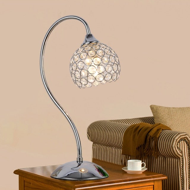 LED Kristall Schreibtischlampe
