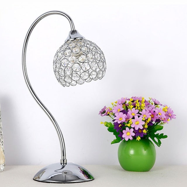 LED Kristall Schreibtischlampe