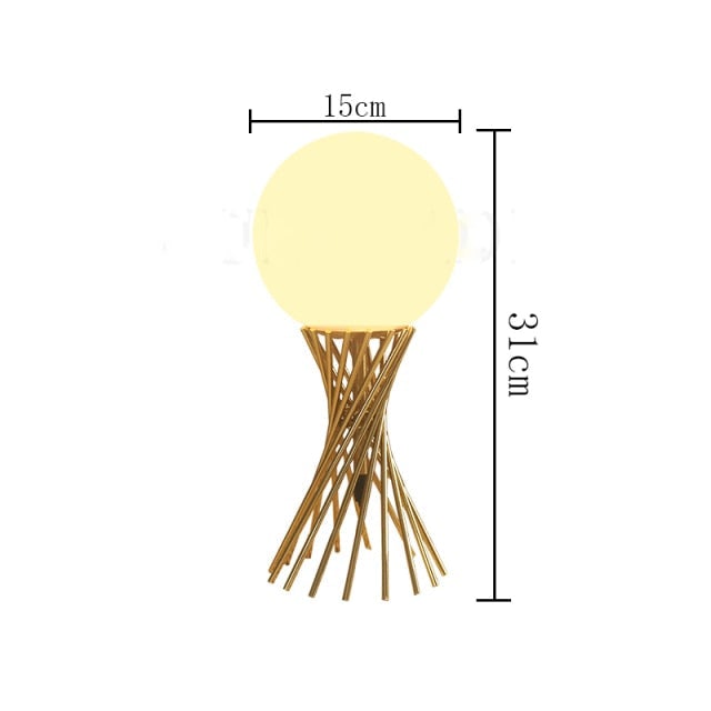Moderne LED Tischlampe für Wohnzimmer