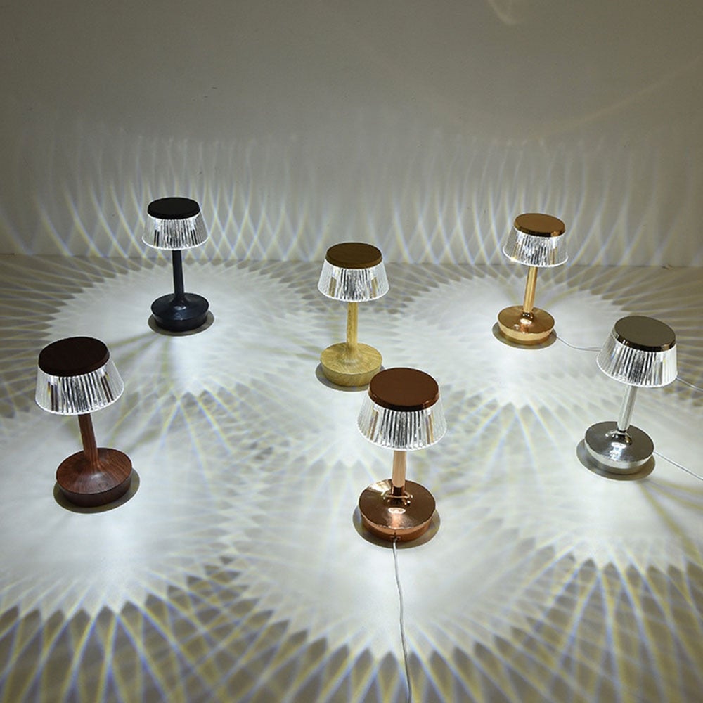 LED Licht Tischlampe im Pilz Stil