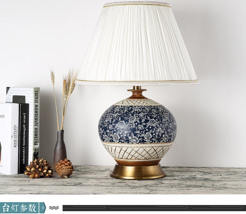 Tischlampe aus Keramik für Wohnzimmer