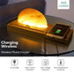 LED-Tischlampe im Sun-Stil und kabelloses Ladegerät für Mobiltelefone