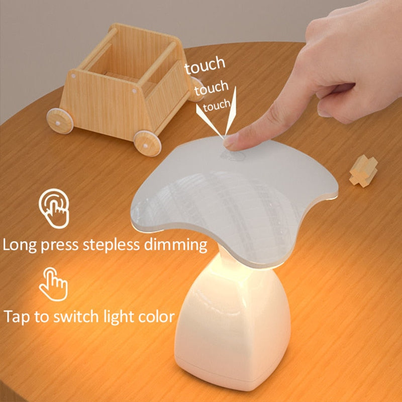 Regenschirmförmige LED-Tischlampe