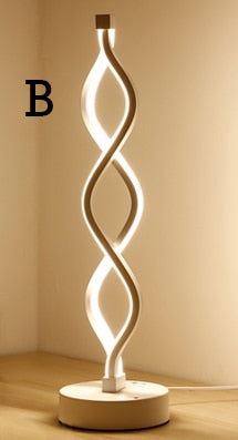 Unendlichkeit Design LED Tischlampe