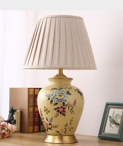 Nachttischlampen aus Keramik im chinesischen Stil