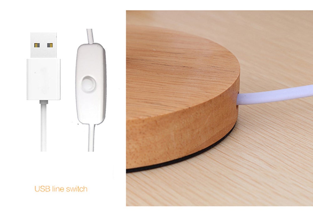 LED-dimmbare USB-Lade-Tischlampe