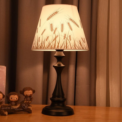 Klassische Schlafzimmer Nachttischlampe Lampenschirm aus amerikanischem Leinen