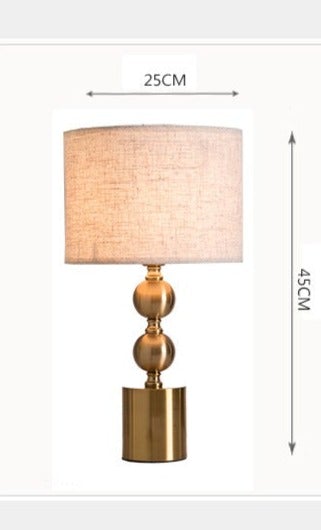 Gold Luxus Schlafzimmerlampe