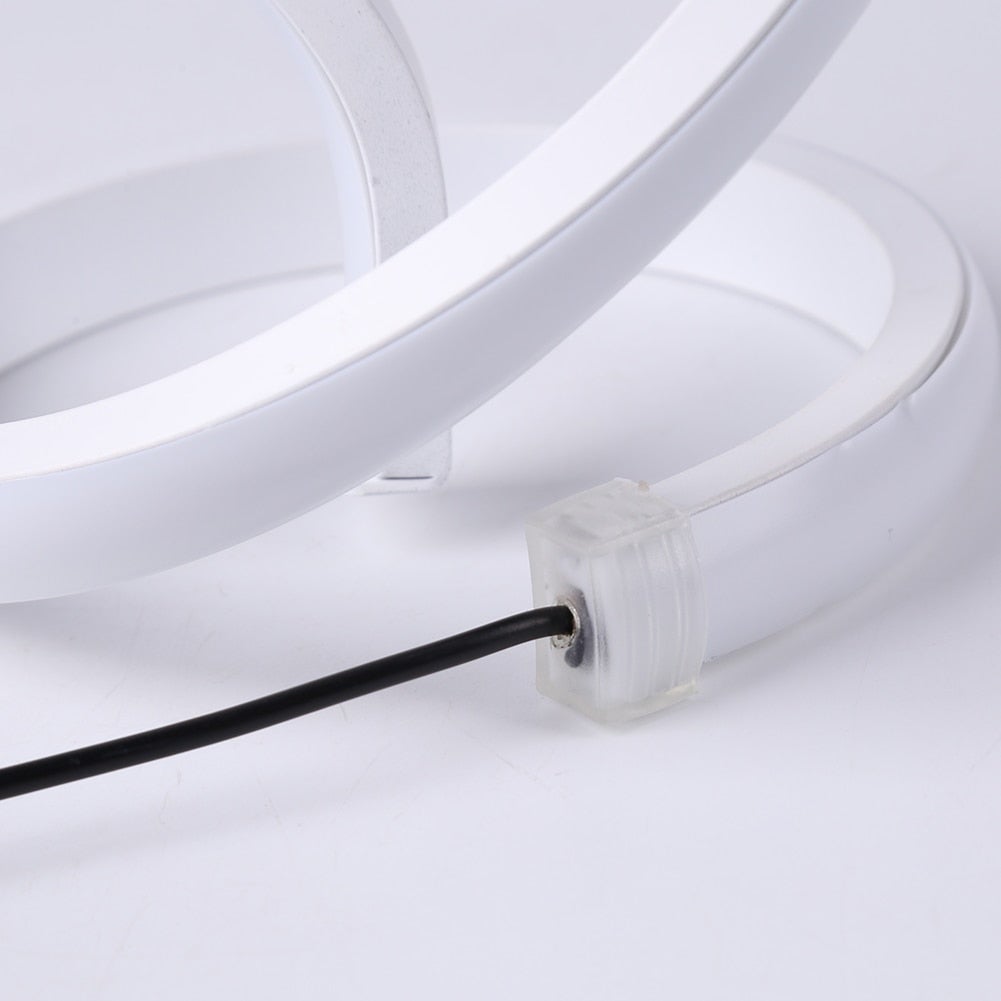 Moderne LED Spiral Tischlampe