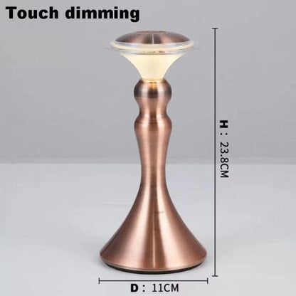 heiß LED kabellos Tischlampe berühren dimmen