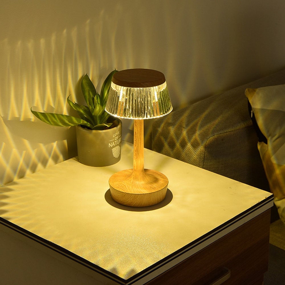 LED Licht Tischlampe im Pilz Stil