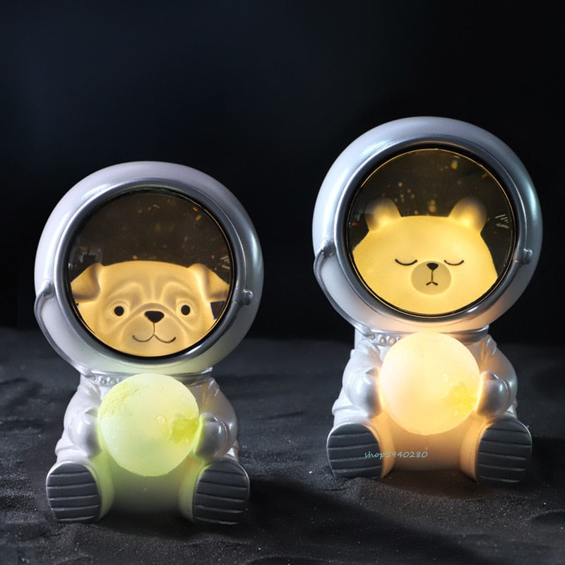 Astronaut Nachttischlampe Kinder